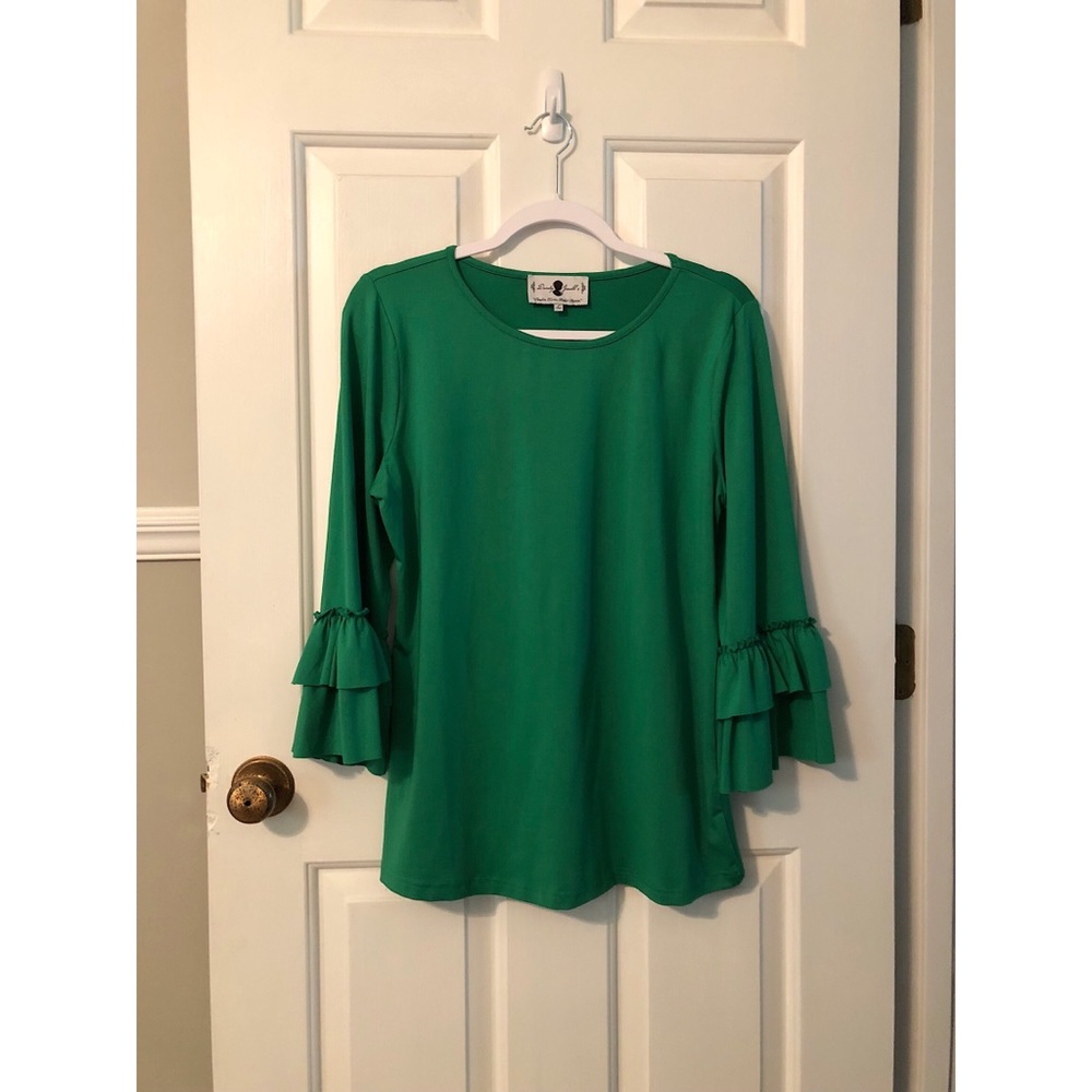 Dainty Jewels Kelly Green Top